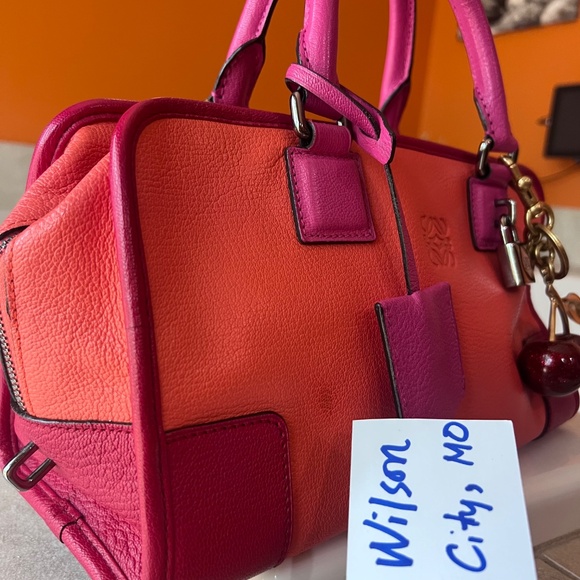 LOEWE Amazona 28 Anagram Tricolor Handbag - Picture 4 of 13